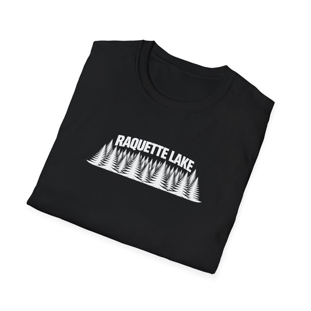 Raquette Lake Unisex T-Shirt - Trees