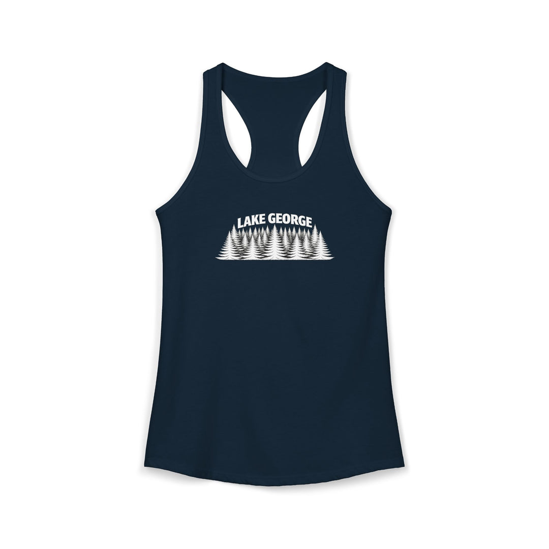 Lake George Trees Racerback Tank