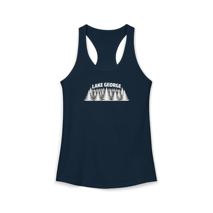 Lake George Trees Racerback Tank