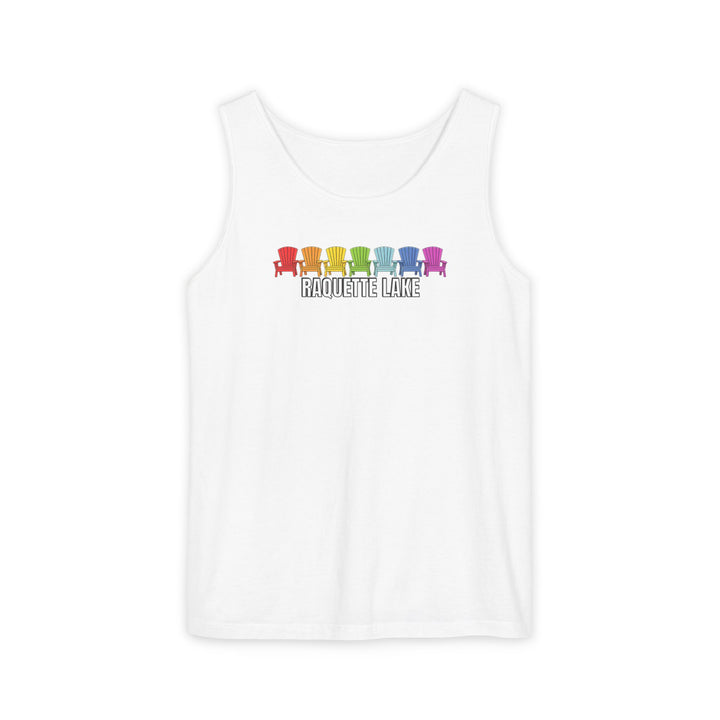 Raquette Lake Unisex Tank - Rainbow Chairs