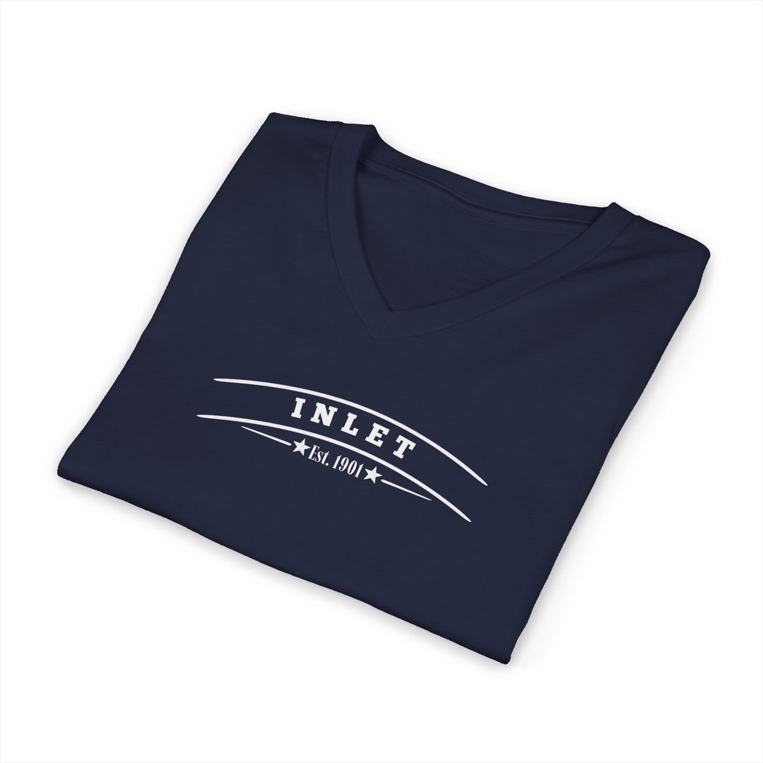 Inlet Unisex V-Neck T-Shirt - My Happy Place