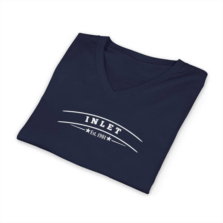 Inlet Unisex V-Neck T-Shirt - My Happy Place