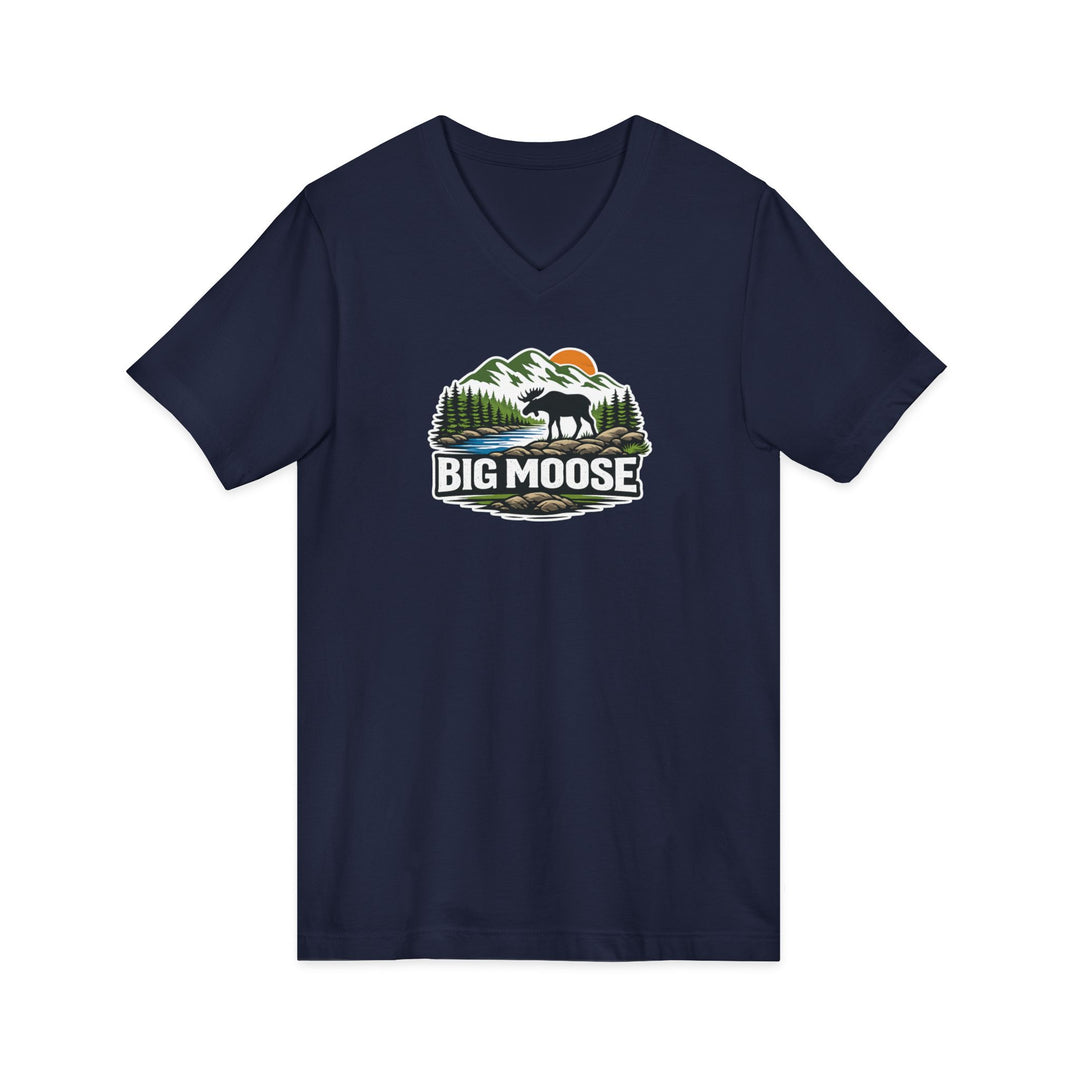 Big Moose Sunset Unisex V-Neck Tee