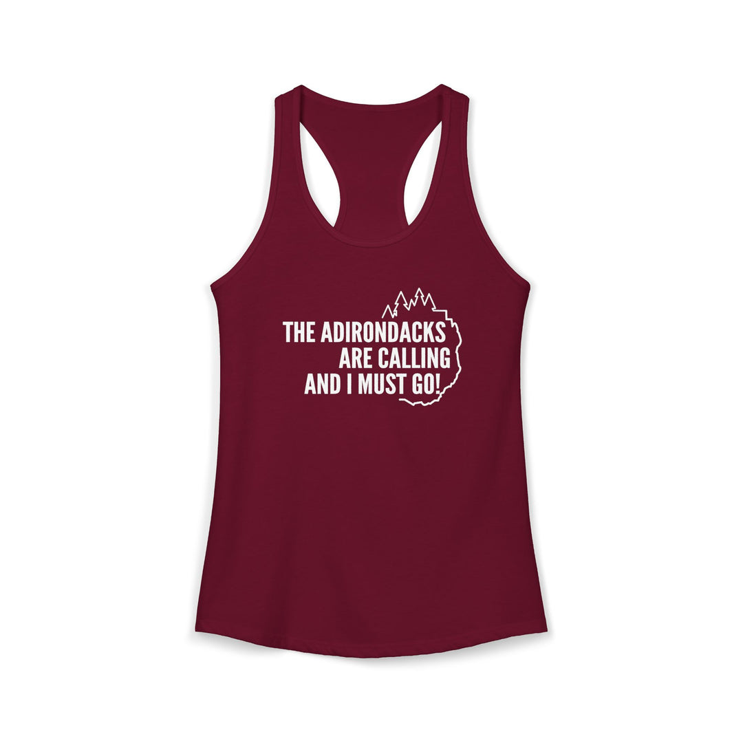 Adirondacks are Calling Ladies Racerback Tank