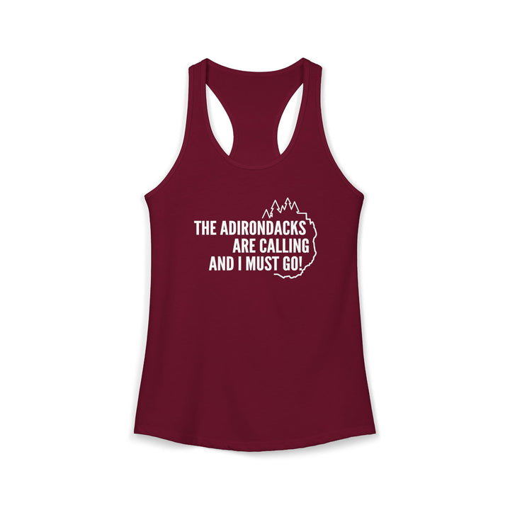 Adirondacks are Calling Ladies Racerback Tank