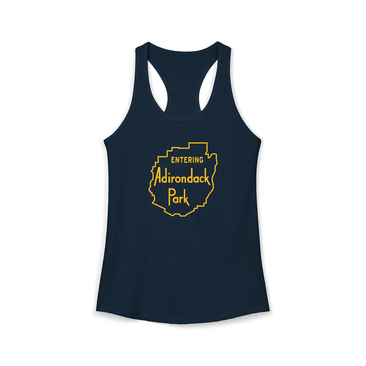 Entering Adirondack Park Ladies Racerback