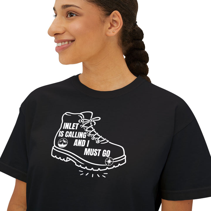 Inlet is Calling Ladies Boxy Tee