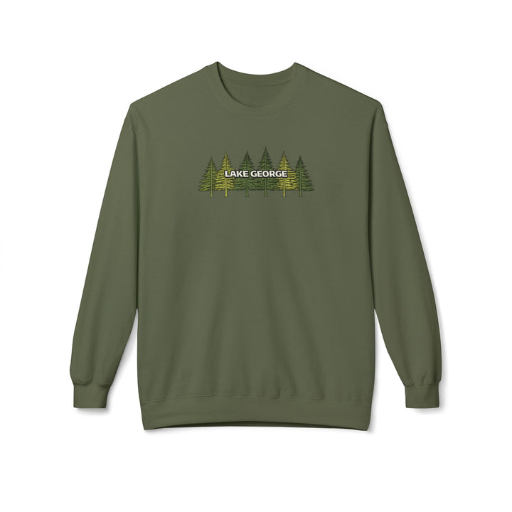 Lake George Sweatshirt - Green Trees