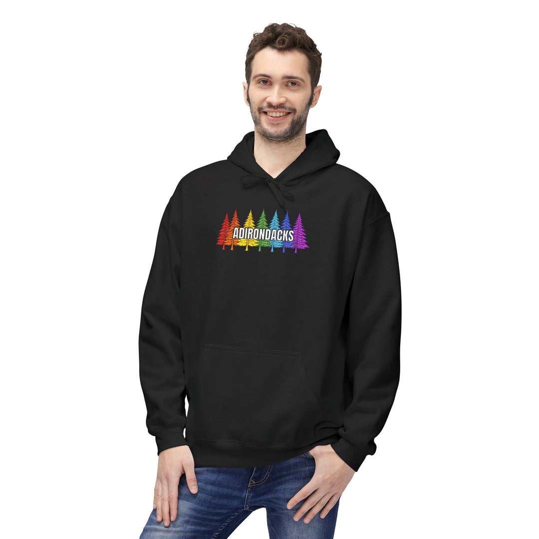 Adirondack Rainbow Tree Hoodie