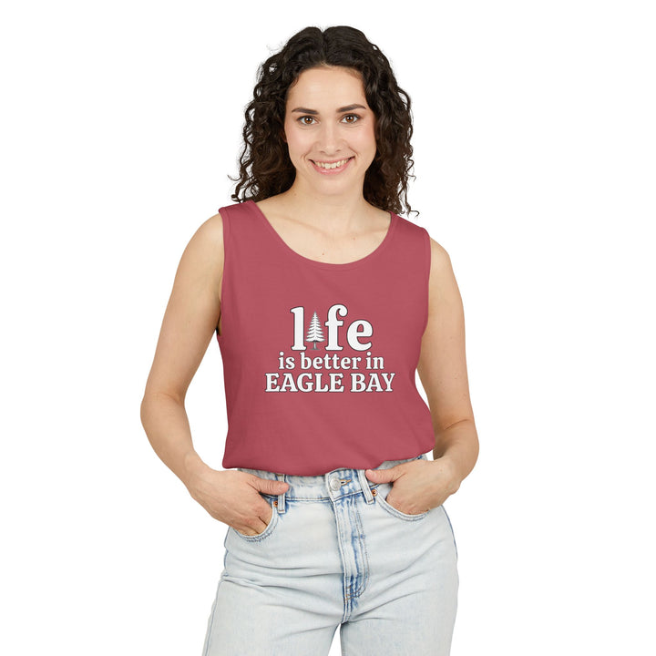 Life is Better in Eagle Bay Unisex Tank