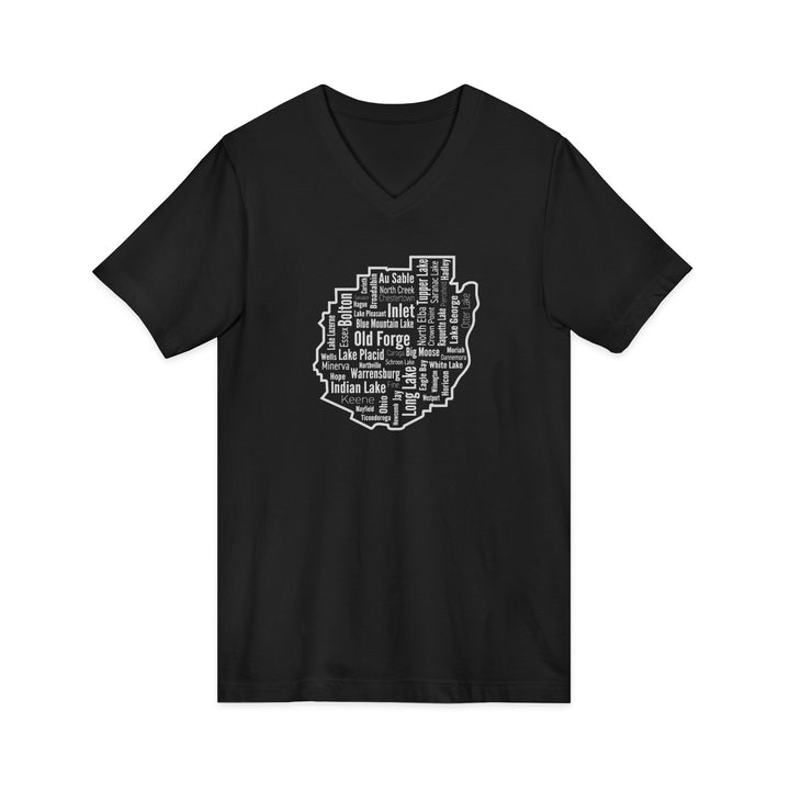 Adirondack Towns Unisex V-Neck