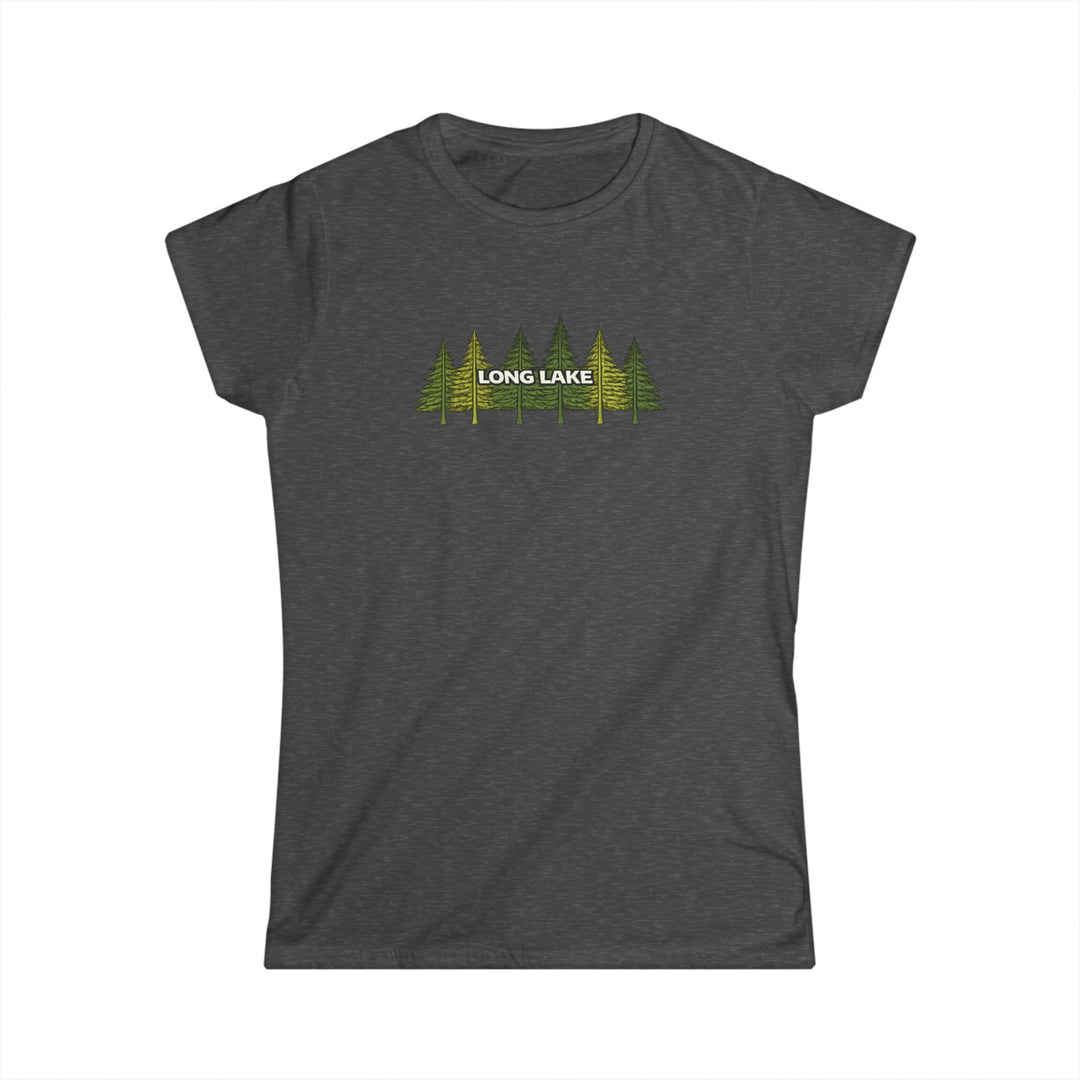 Long Lake Pine Trees Ladies Tee