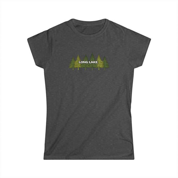 Long Lake Pine Trees Ladies Tee