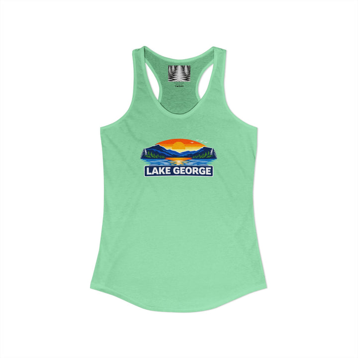 Lake George Sunset Racerback Tank