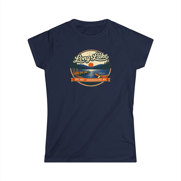 Long Lake Sunset Ladies Tee