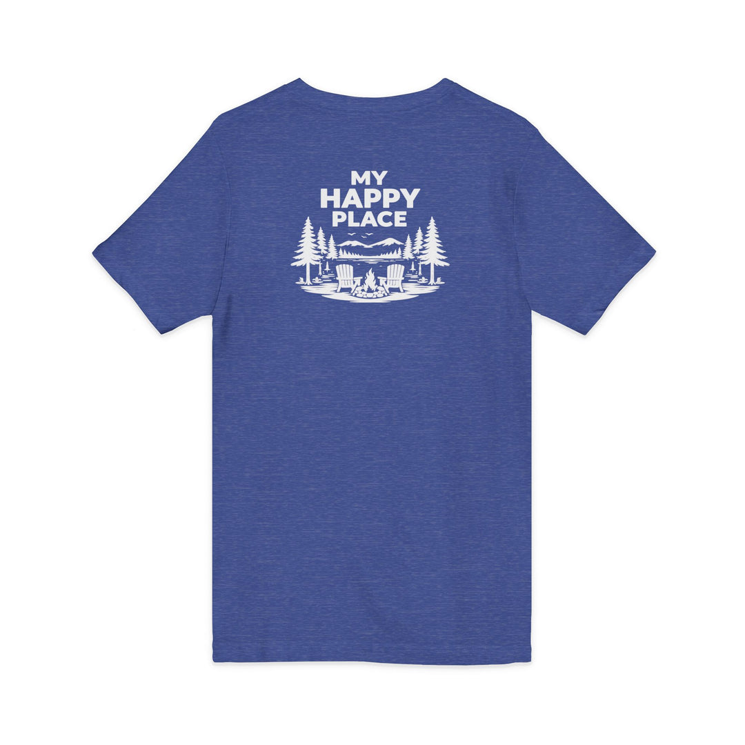Lake George My Happy Place Unisex V-Neck