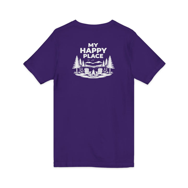 Long Lake My Happy Place Unisex V-Neck T-Shirt