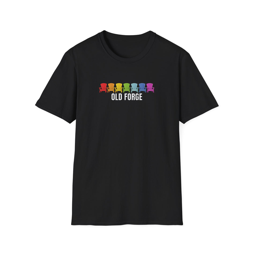 Old Forge Rainbow Chairs Unisex T-Shirt