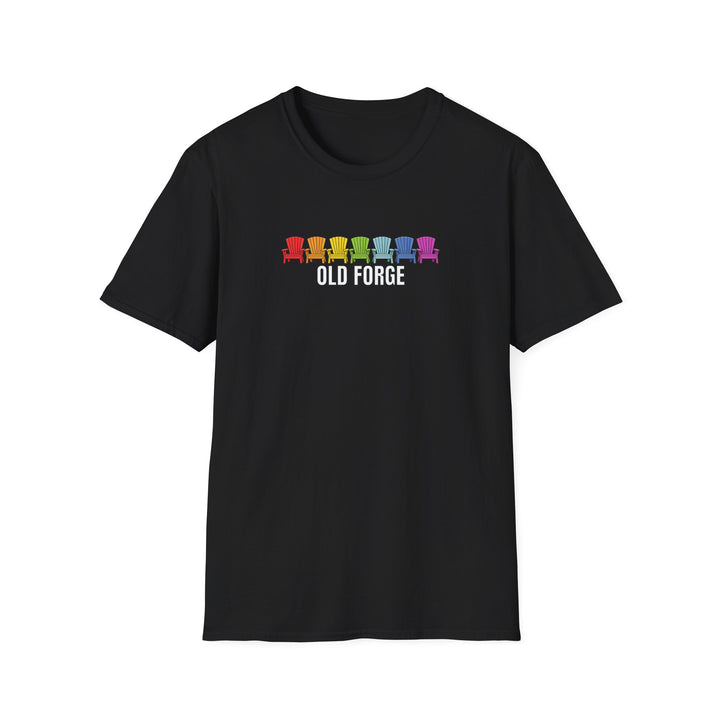 Old Forge Rainbow Chairs Unisex T-Shirt
