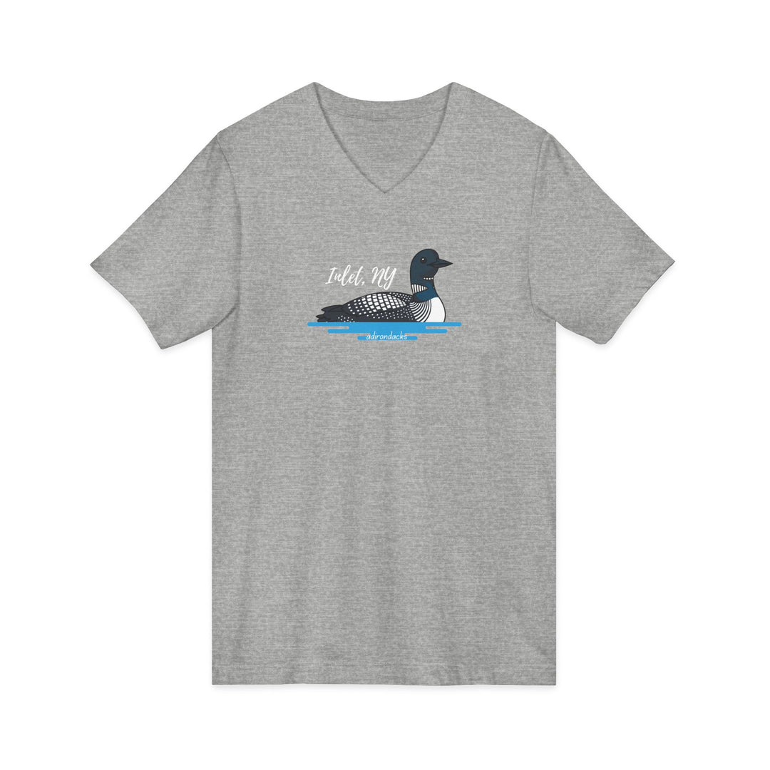Inlet Loon Unisex V-Neck T-Shirt