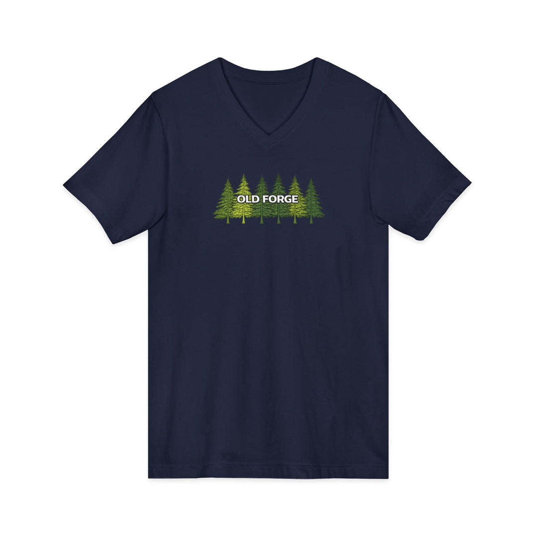 Old Forge Pine Trees Unisex V-Neck T-Shirt