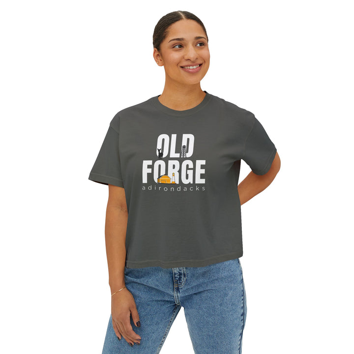 Old Forge Adirondacks Ladies Boxy Tee