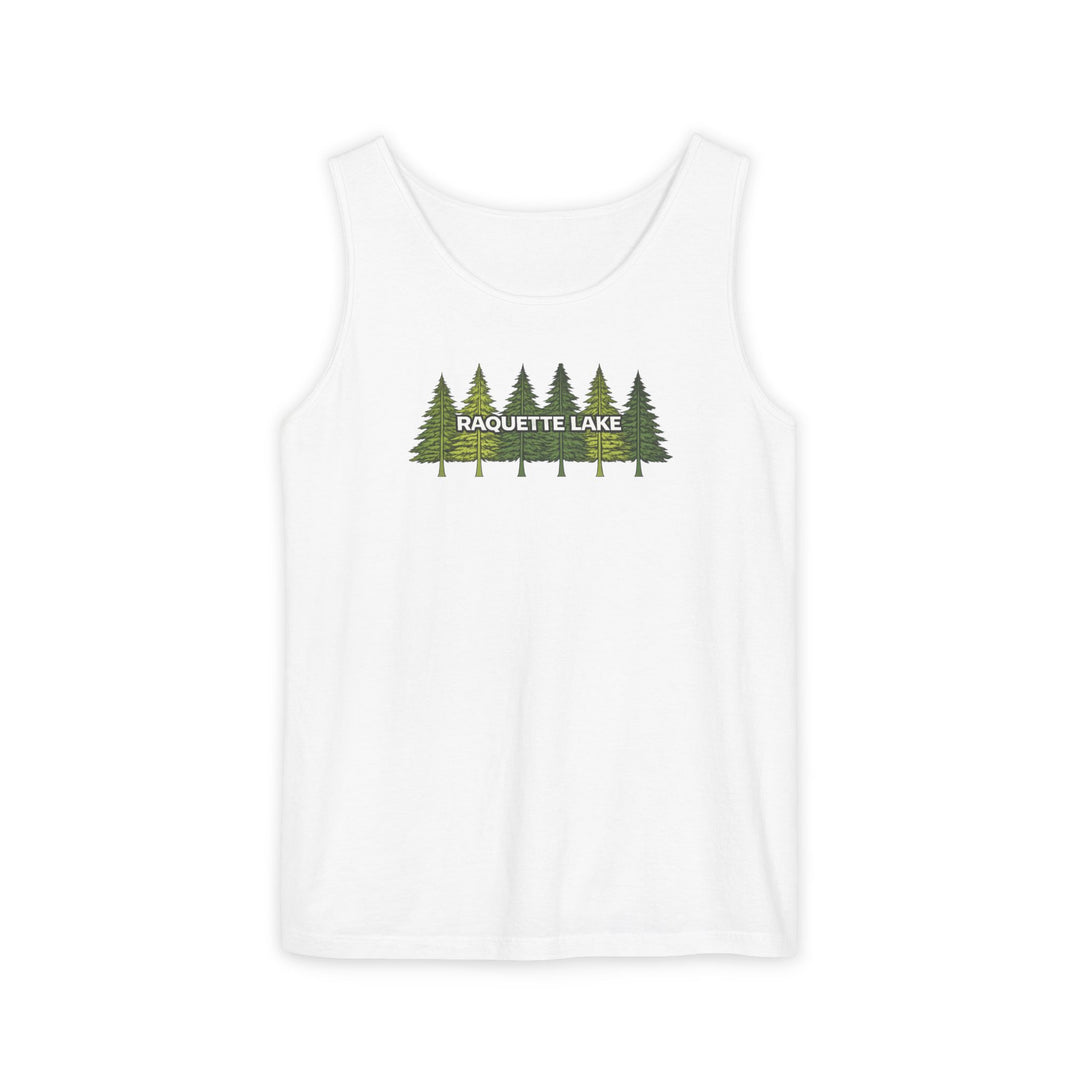 Raquette Lake Unisex Tank - Pine Trees
