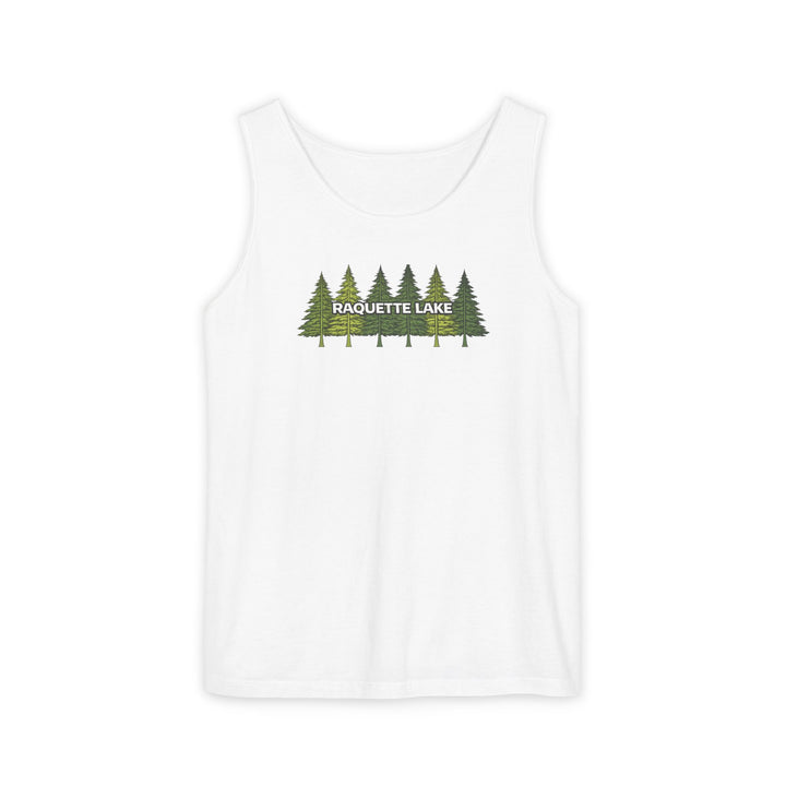 Raquette Lake Unisex Tank - Pine Trees