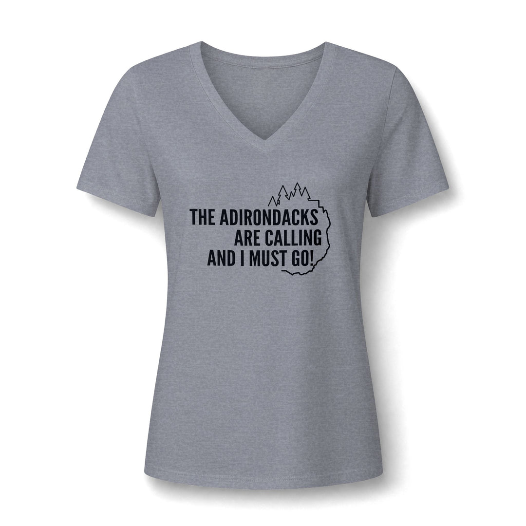 Adirondacks are Calling Ladies V-Neck Tee