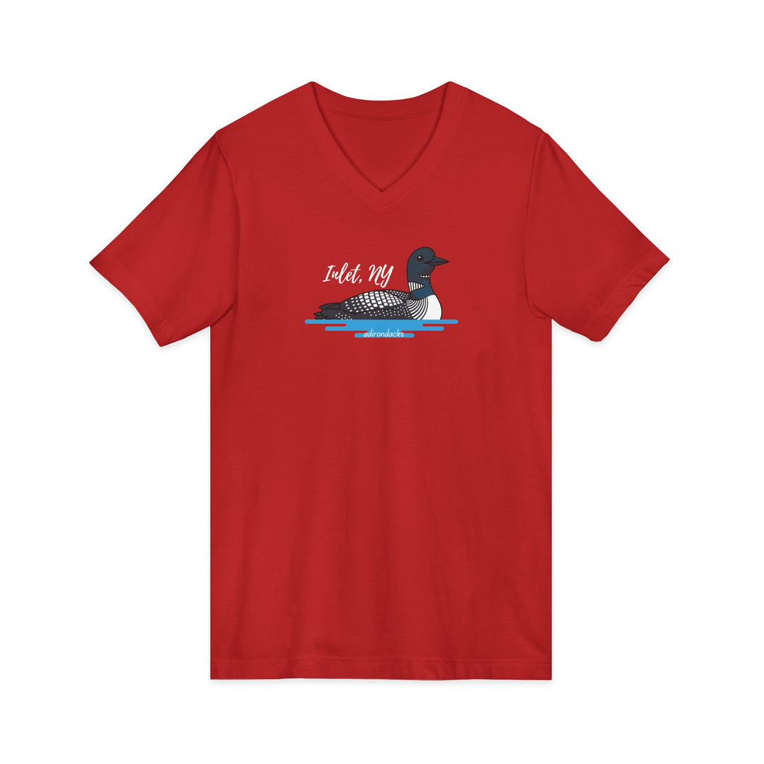 Inlet Loon Unisex V-Neck T-Shirt