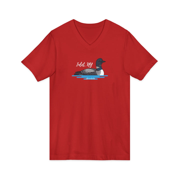 Inlet Loon Unisex V-Neck T-Shirt