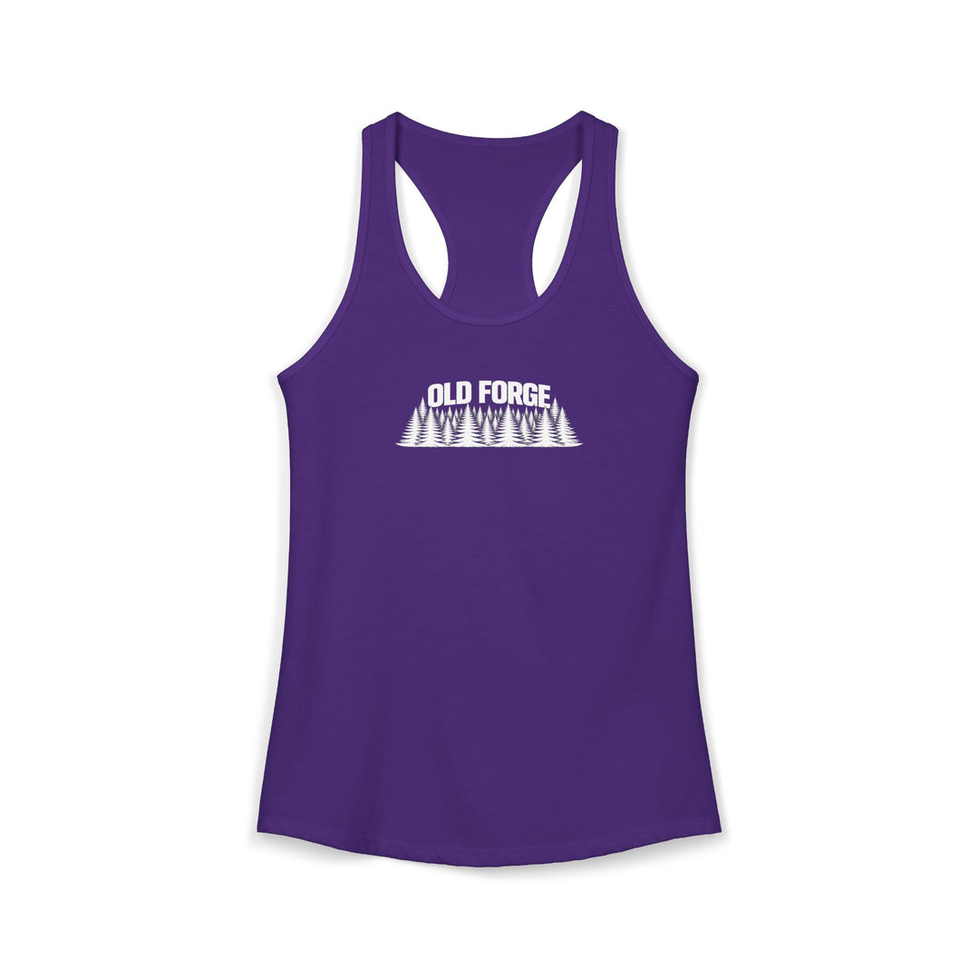 Old Forge Trees Ladies Racerback