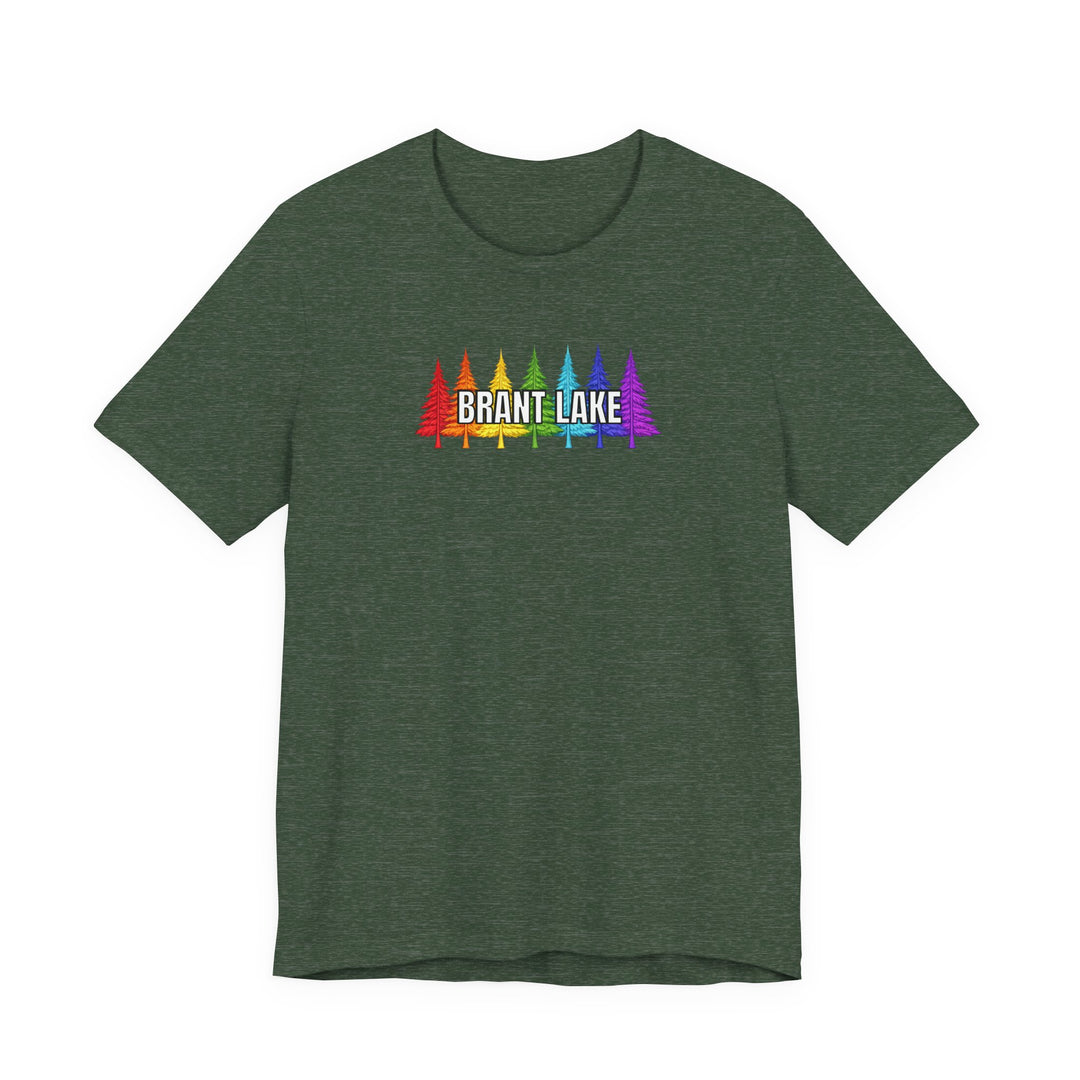 Brant Lake Rainbow Trees Tee