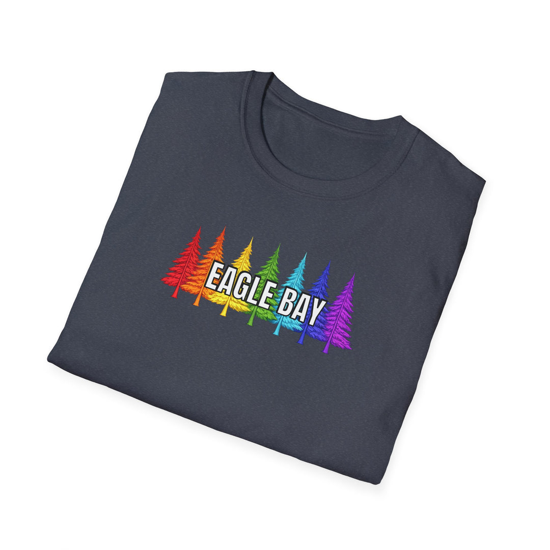 Eagle Bay Unisex T-Shirt - Rainbow Trees