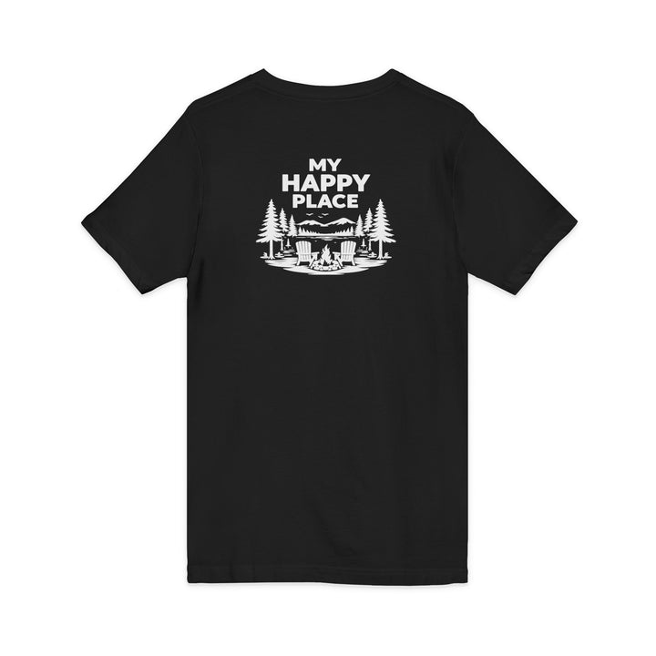 Big Moose My Happy Place Unisex V-Neck Tee