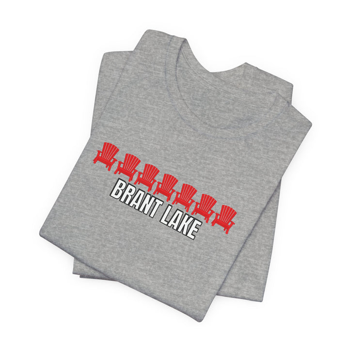 Brant Lake Red Adirondack Chair Tee