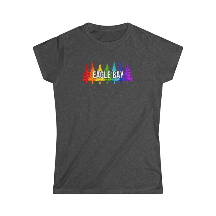 Eagle Bay Ladies Tee Rainbow Trees