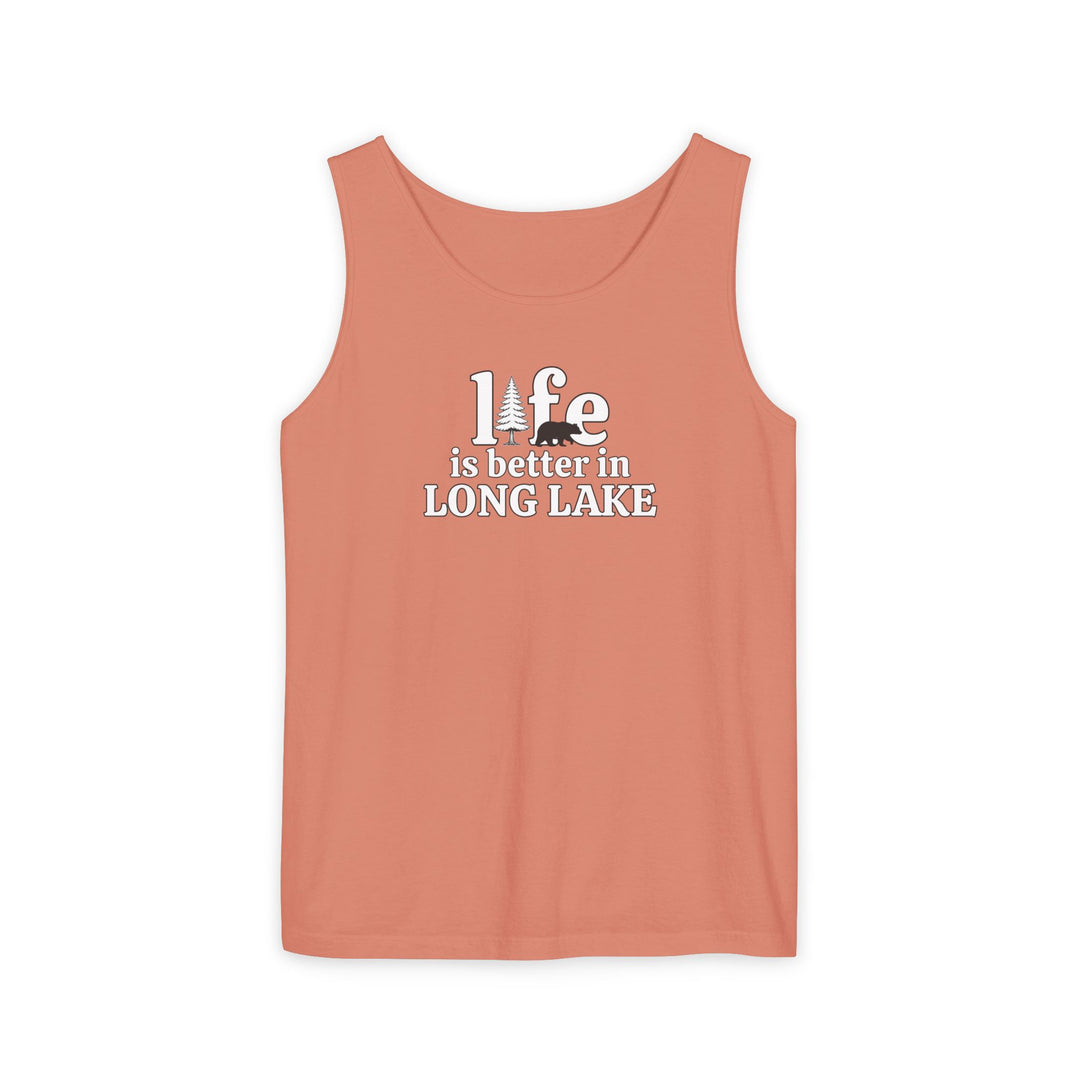Life is Better in Long Lake Unisex Tank