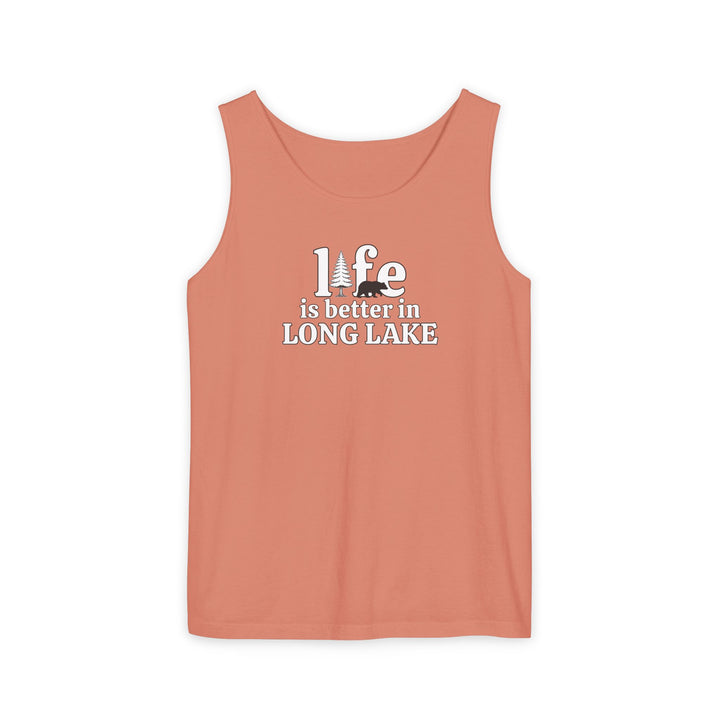 Life is Better in Long Lake Unisex Tank