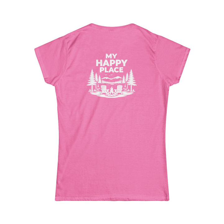 Adirondacks - My Happy Place Ladies T-Shirt