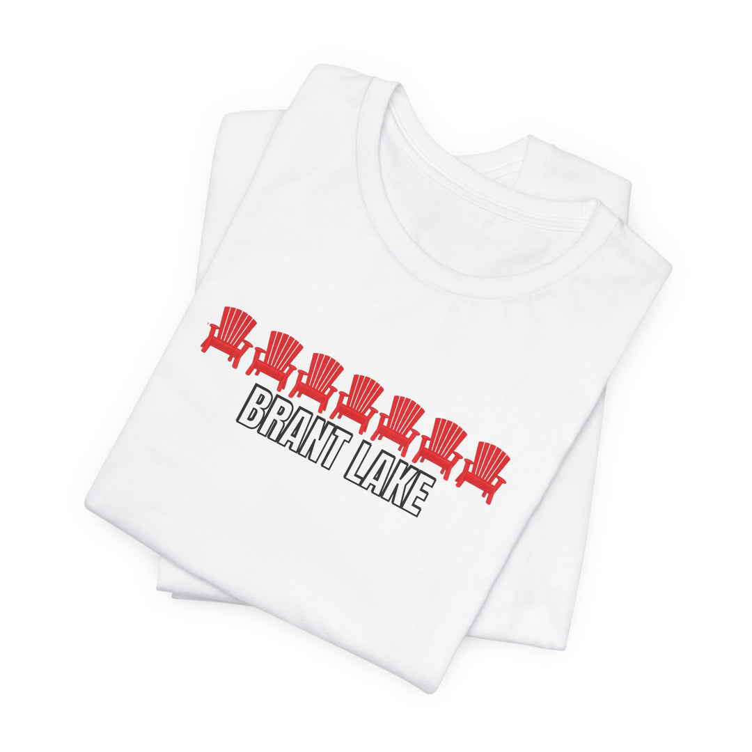 Brant Lake Red Adirondack Chair Tee