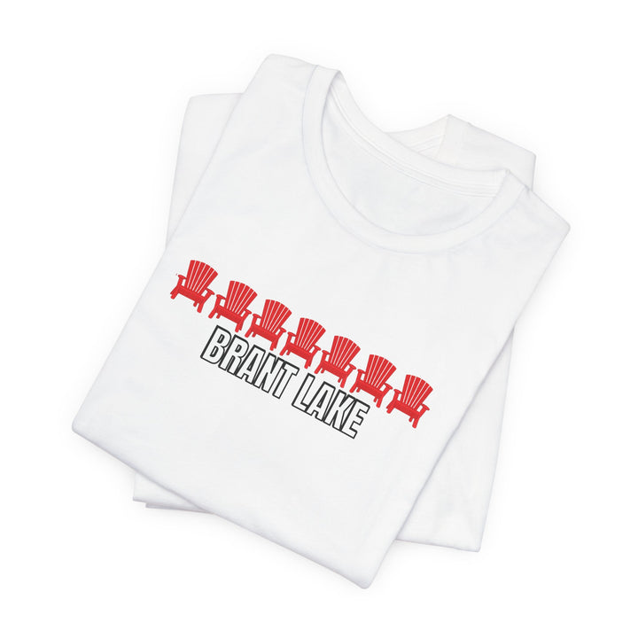 Brant Lake Red Adirondack Chair Tee