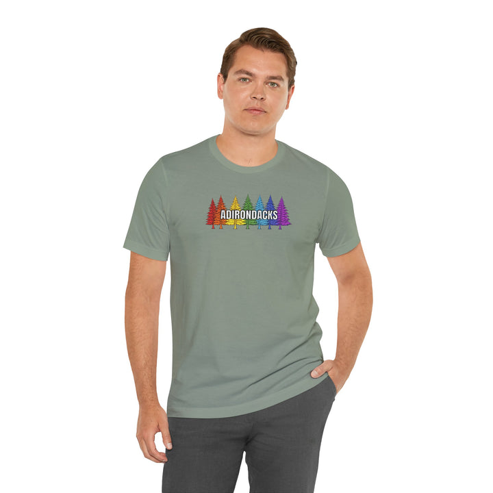 Adirondacks Rainbow Trees Unisex T-Shirt