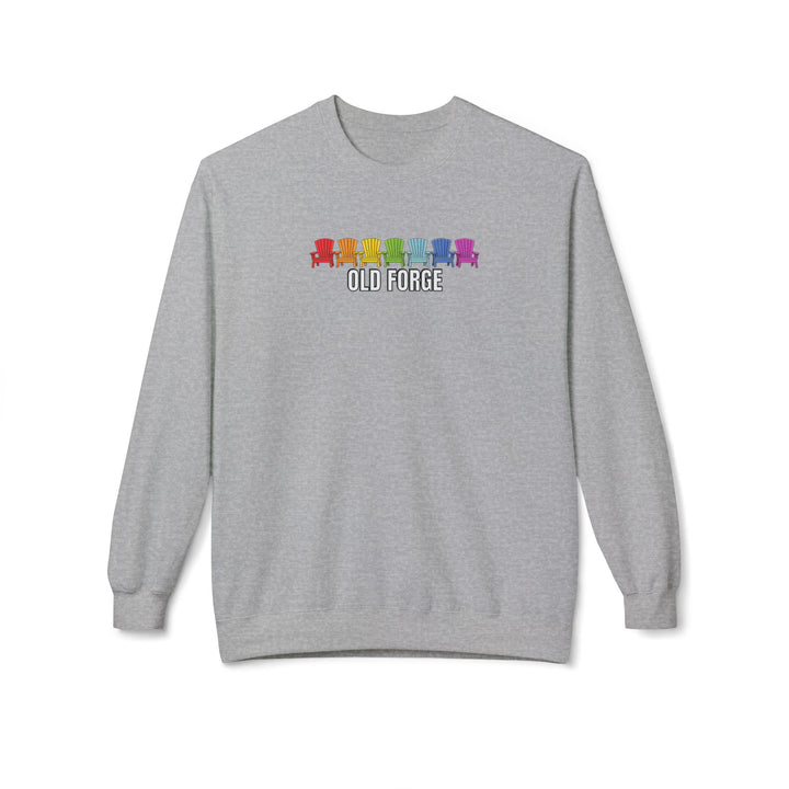 Old Forge Rainbow Chairs Sweatshirt