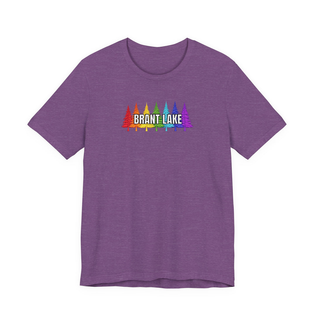 Brant Lake Rainbow Trees Tee