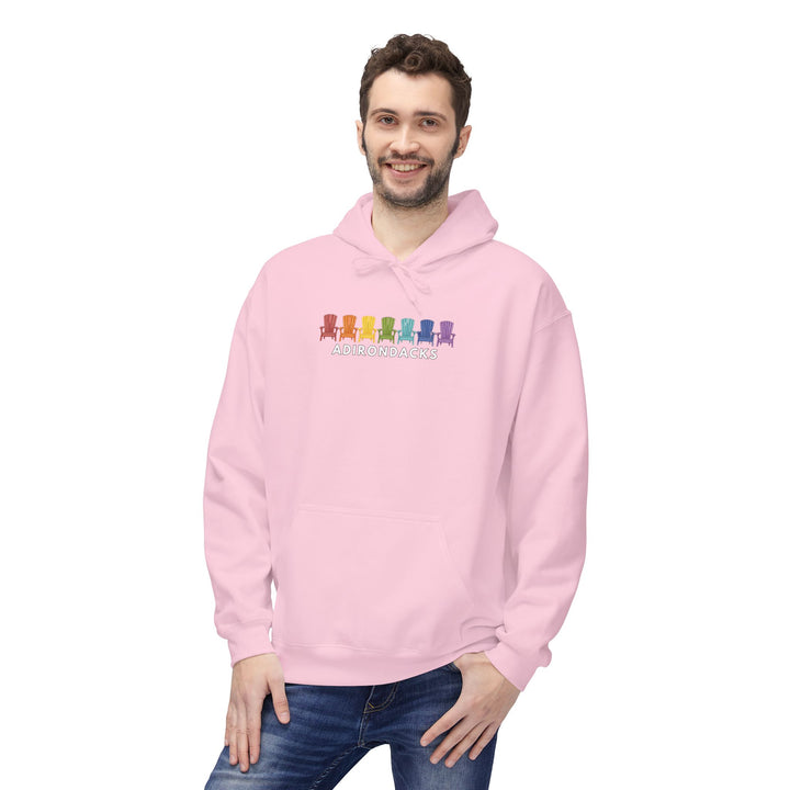 Adirondacks Rainbow Chairs Hoodie