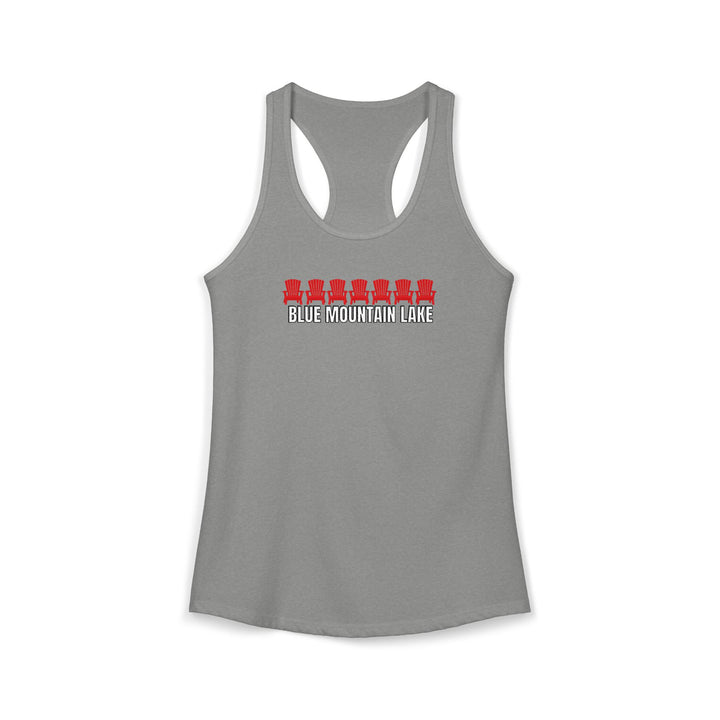 Blue Mountain Lake ADK Chairs Ladies Racerback