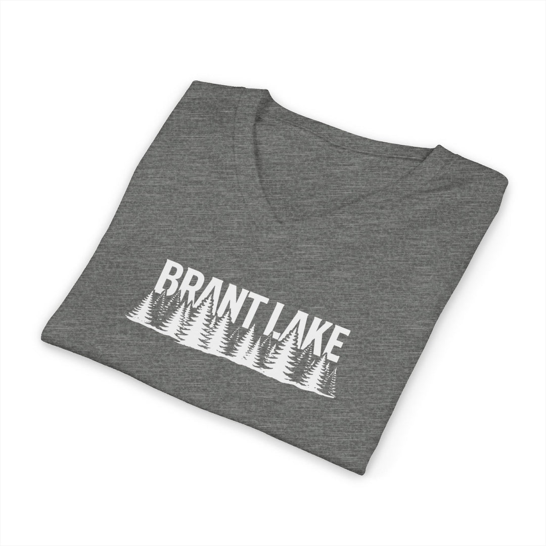 Brant Lake Unisex V-Neck Tee - Trees