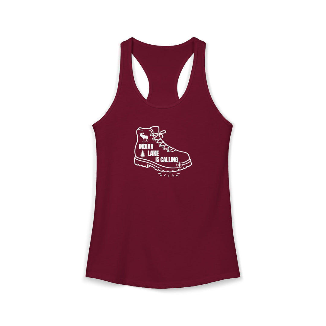 Indian Lake is Calling Ladies Racerback
