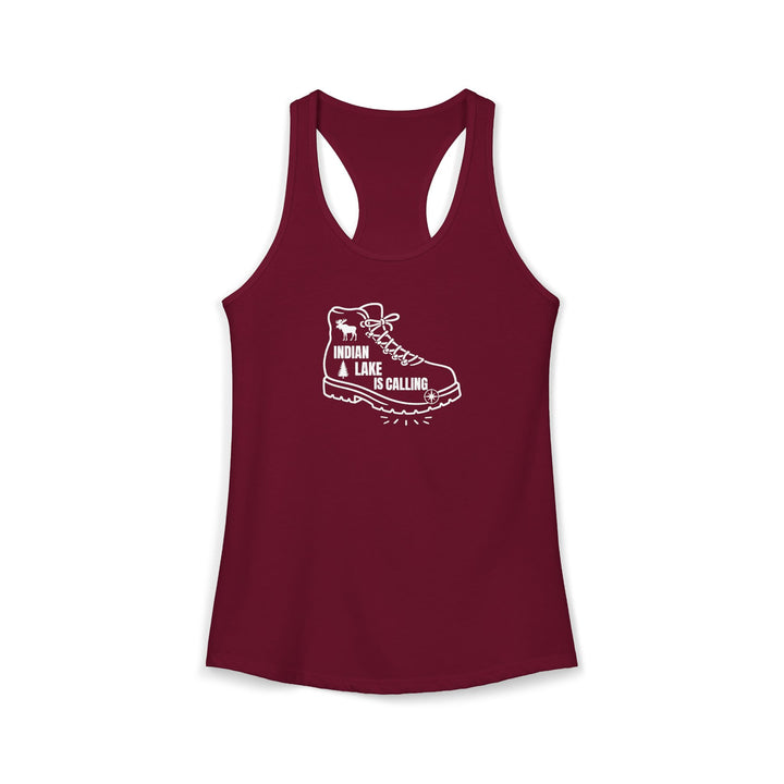 Indian Lake is Calling Ladies Racerback